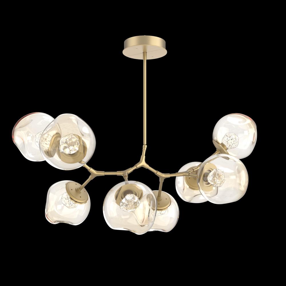 Luna 8pc Branch-Gilded Brass-Zircon Inner