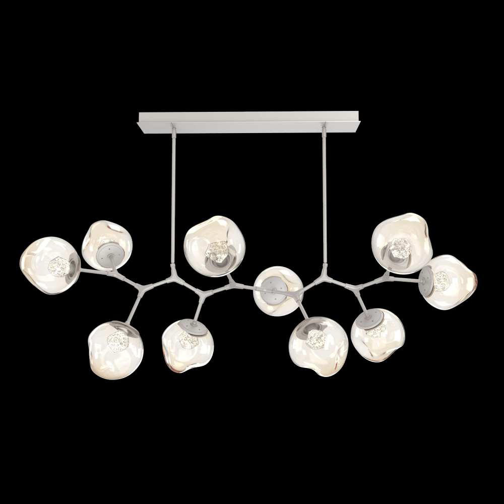 Luna 10pc Branch-Beige Silver-Zircon Inner