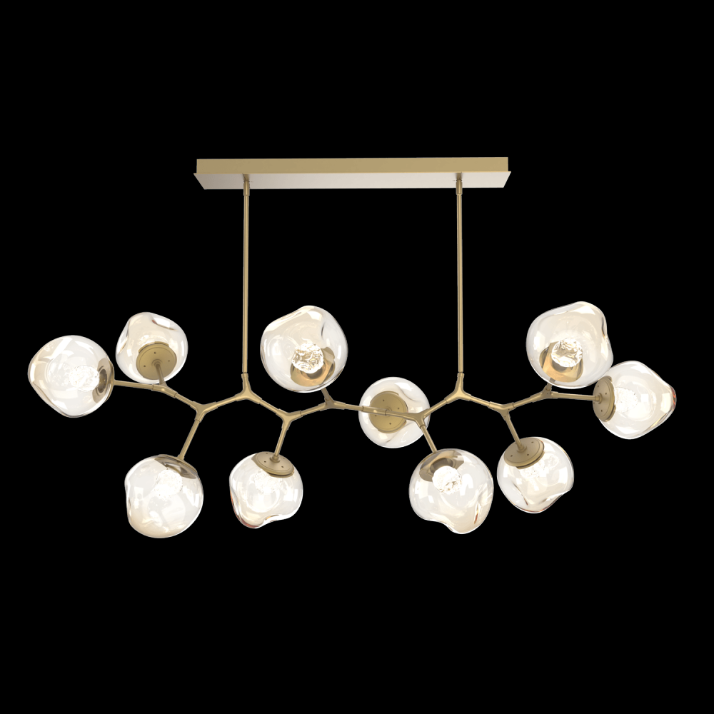 Luna 10pc Branch-Gilded Brass-Floret Inner