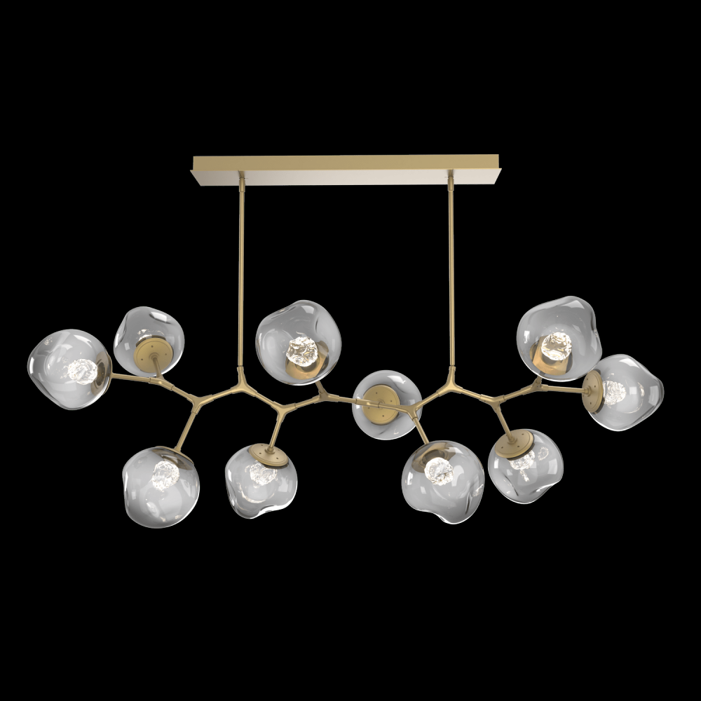 Luna 10pc Branch-Gilded Brass-Floret Inner