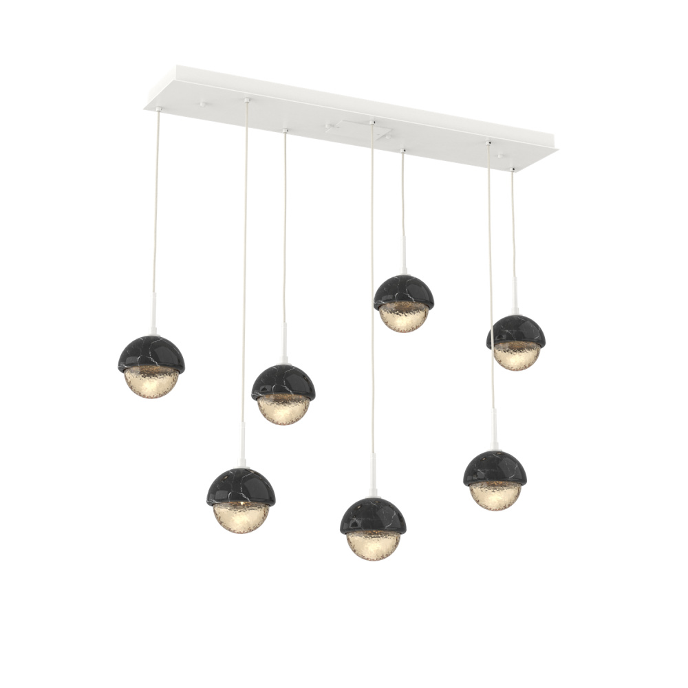 Cabochon Linear 7pc Multi-Pendant