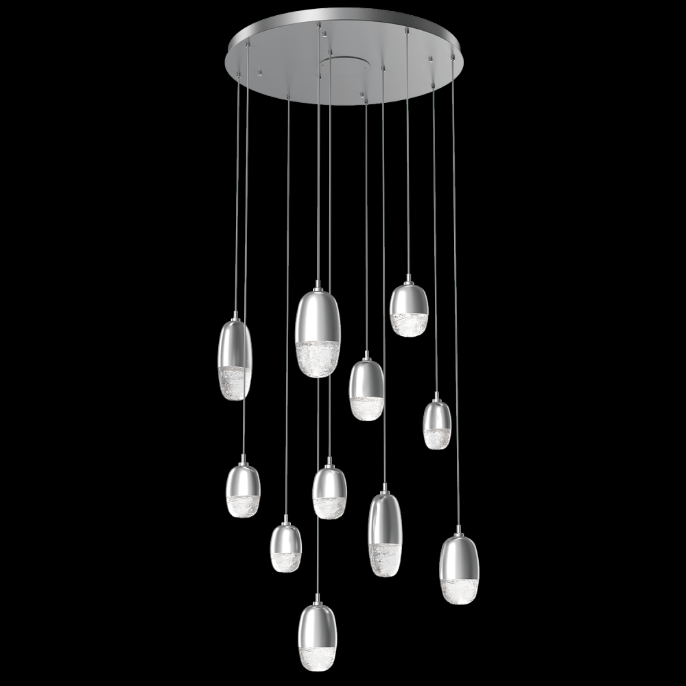 Pebble Round 11pc Multi-Pendant