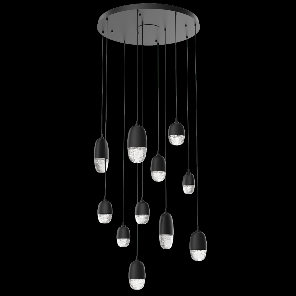 Pebble Round 11pc Multi-Pendant