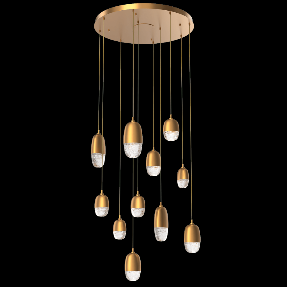 Pebble Round 11pc Multi-Pendant