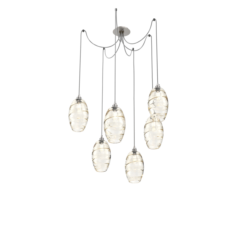 Ellisse Round 6pc Swag Multi-Pendant