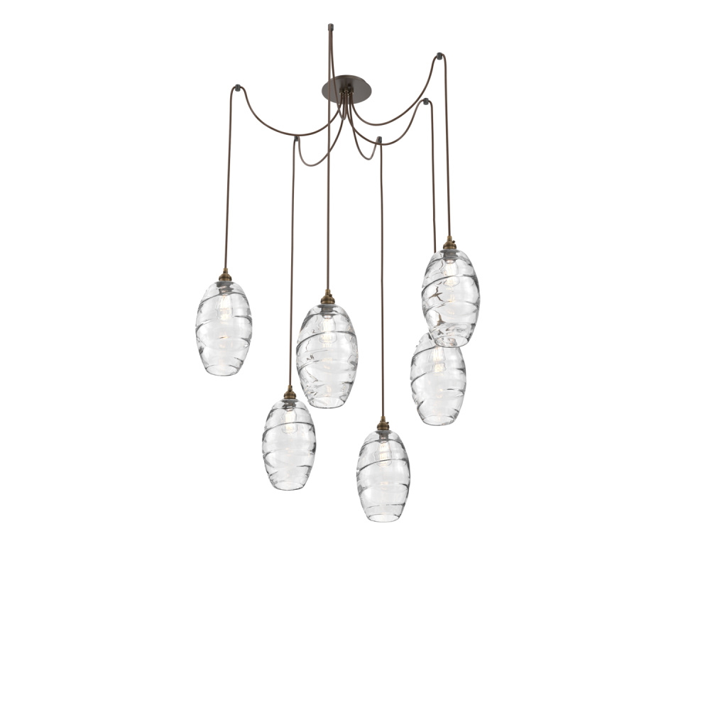 Ellisse Round 6pc Swag Multi-Pendant