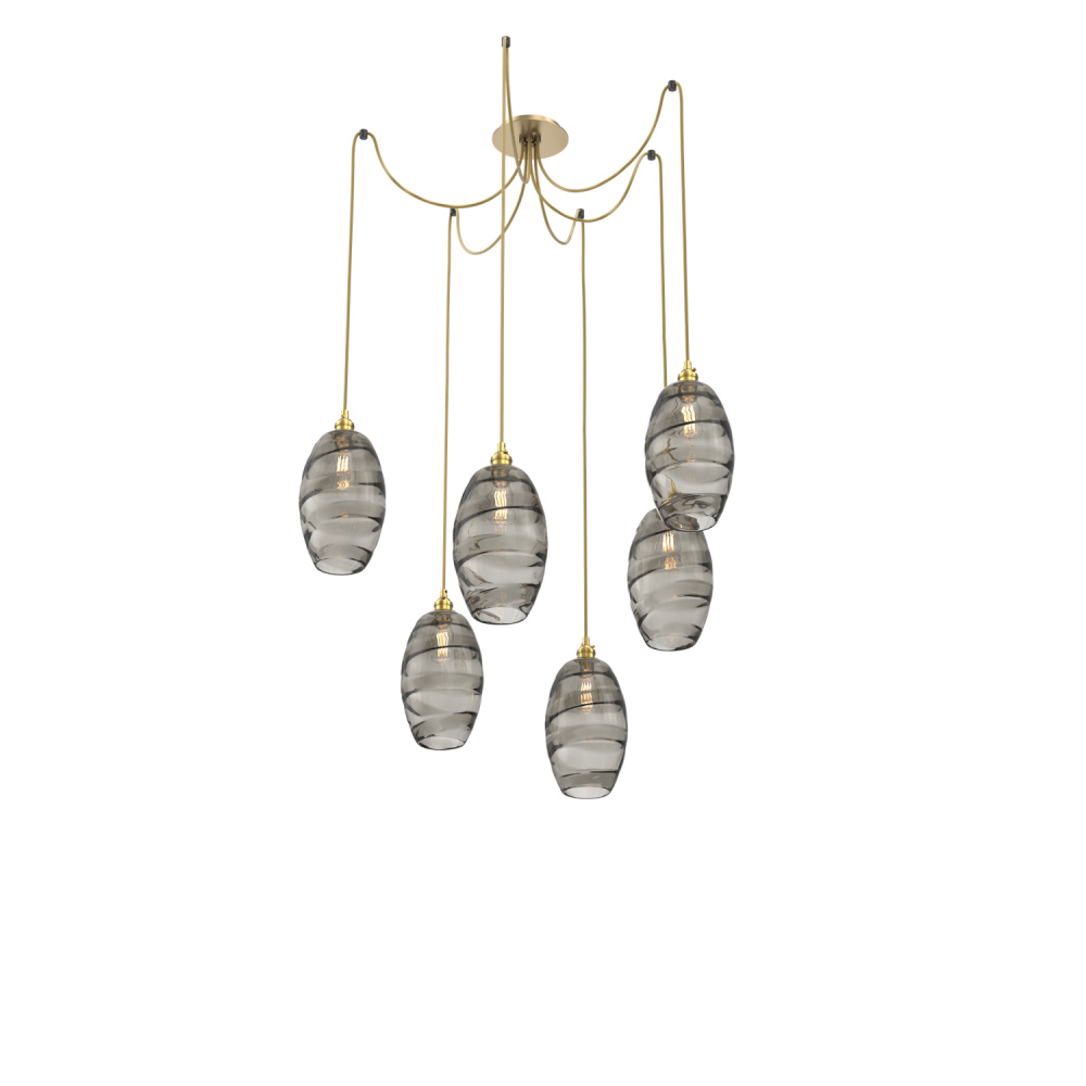 Ellisse Round 6pc Swag Multi-Pendant