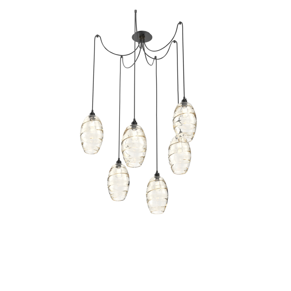 Ellisse Round 6pc Swag Multi-Pendant
