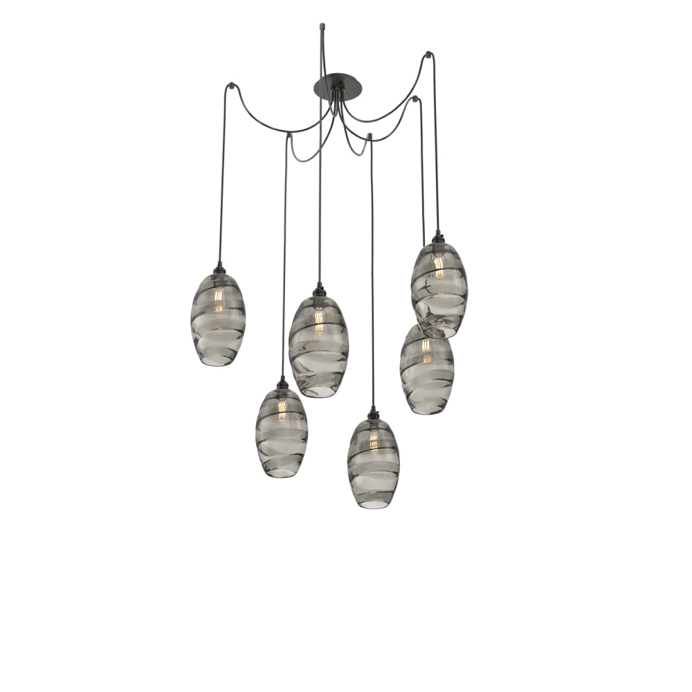 Ellisse Round 6pc Swag Multi-Pendant