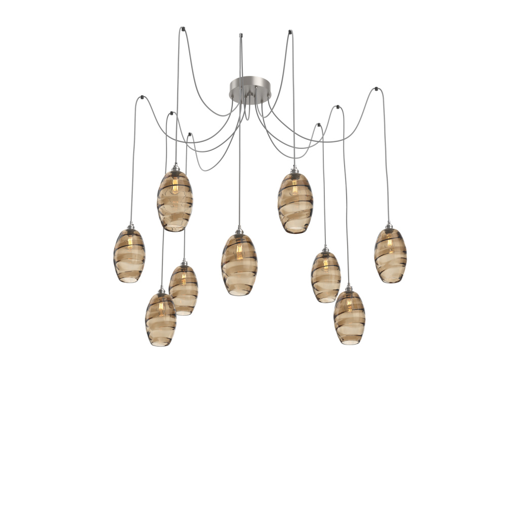 Ellisse Round 9pc Swag Multi-Pendant