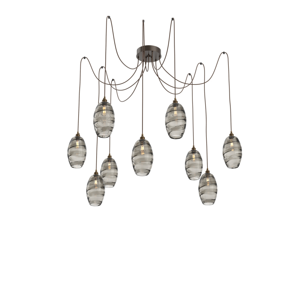 Ellisse Round 9pc Swag Multi-Pendant