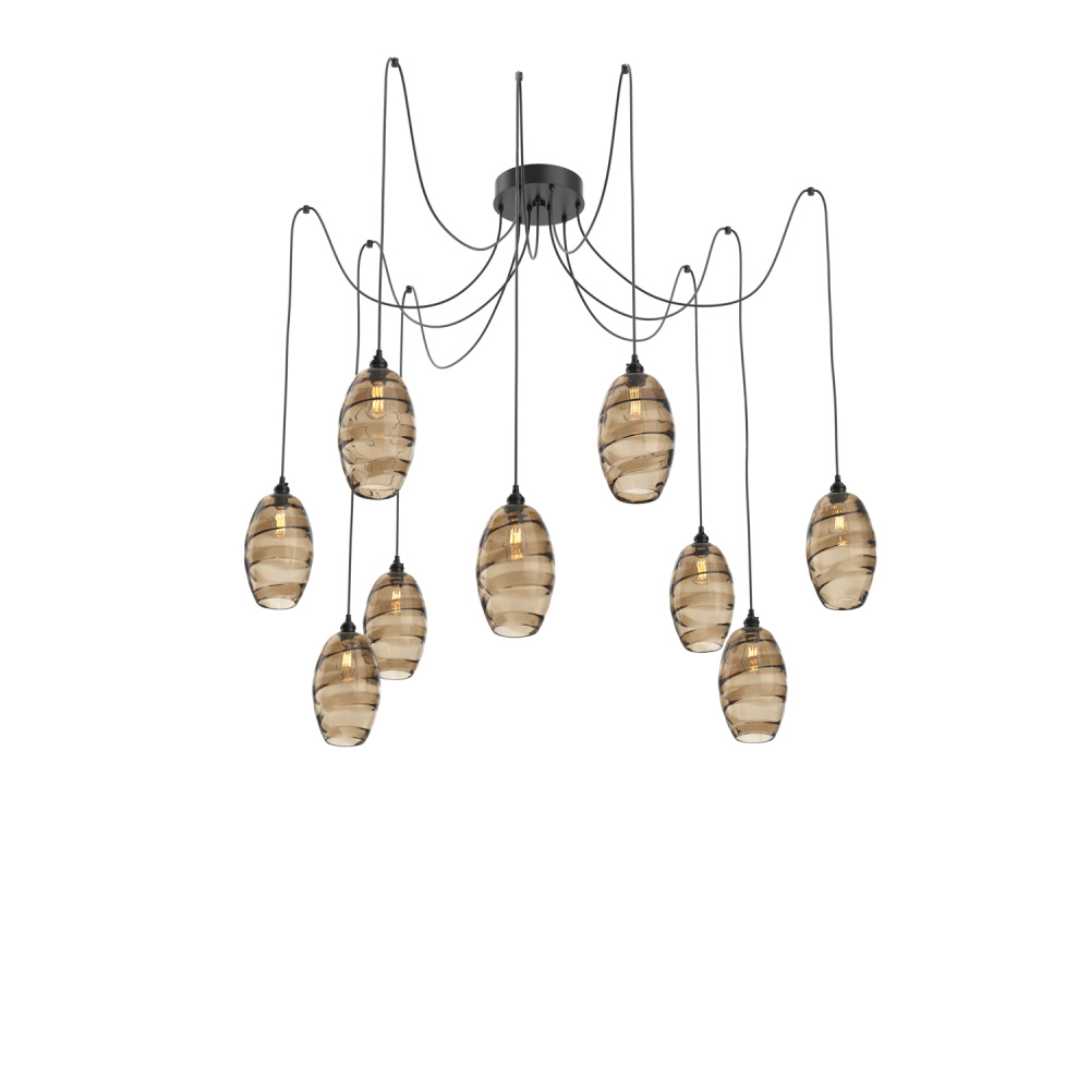 Ellisse Round 9pc Swag Multi-Pendant