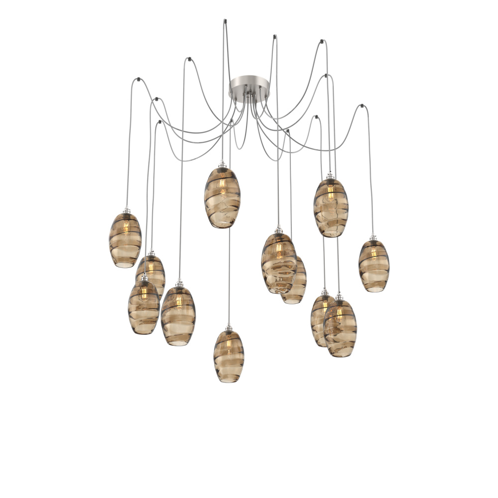 Ellisse Round 12pc Swag Multi-Pendant