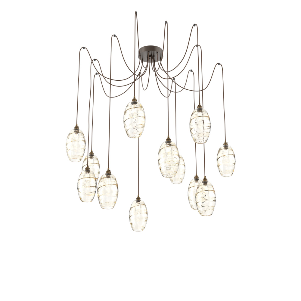 Ellisse Round 12pc Swag Multi-Pendant
