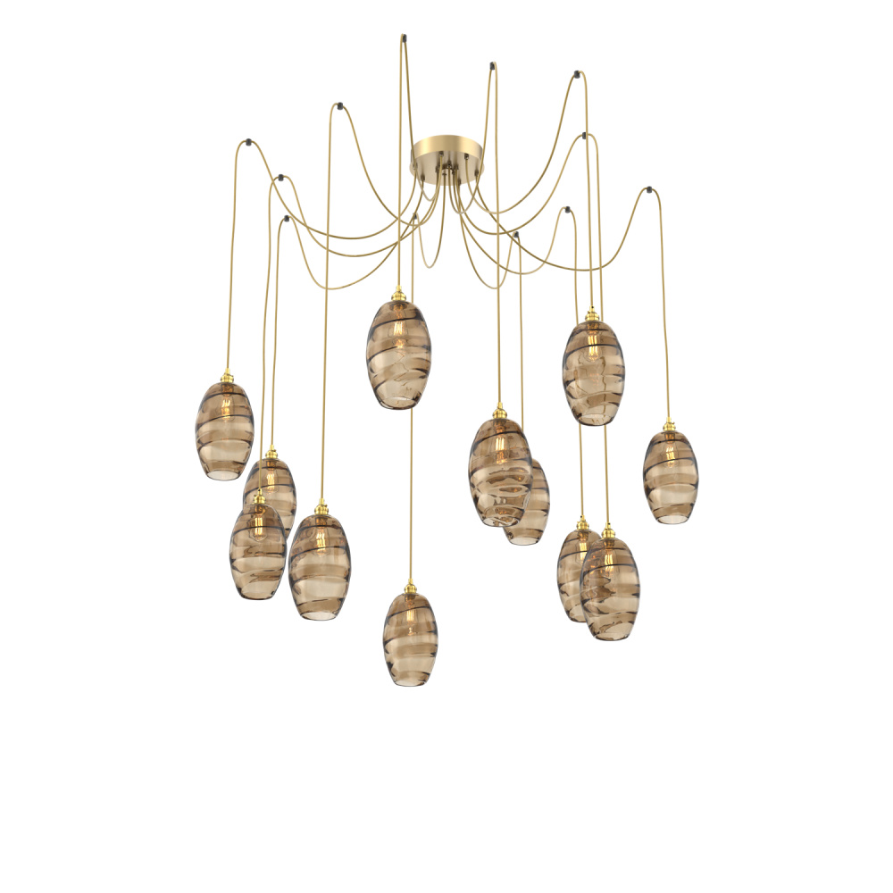 Ellisse Round 12pc Swag Multi-Pendant