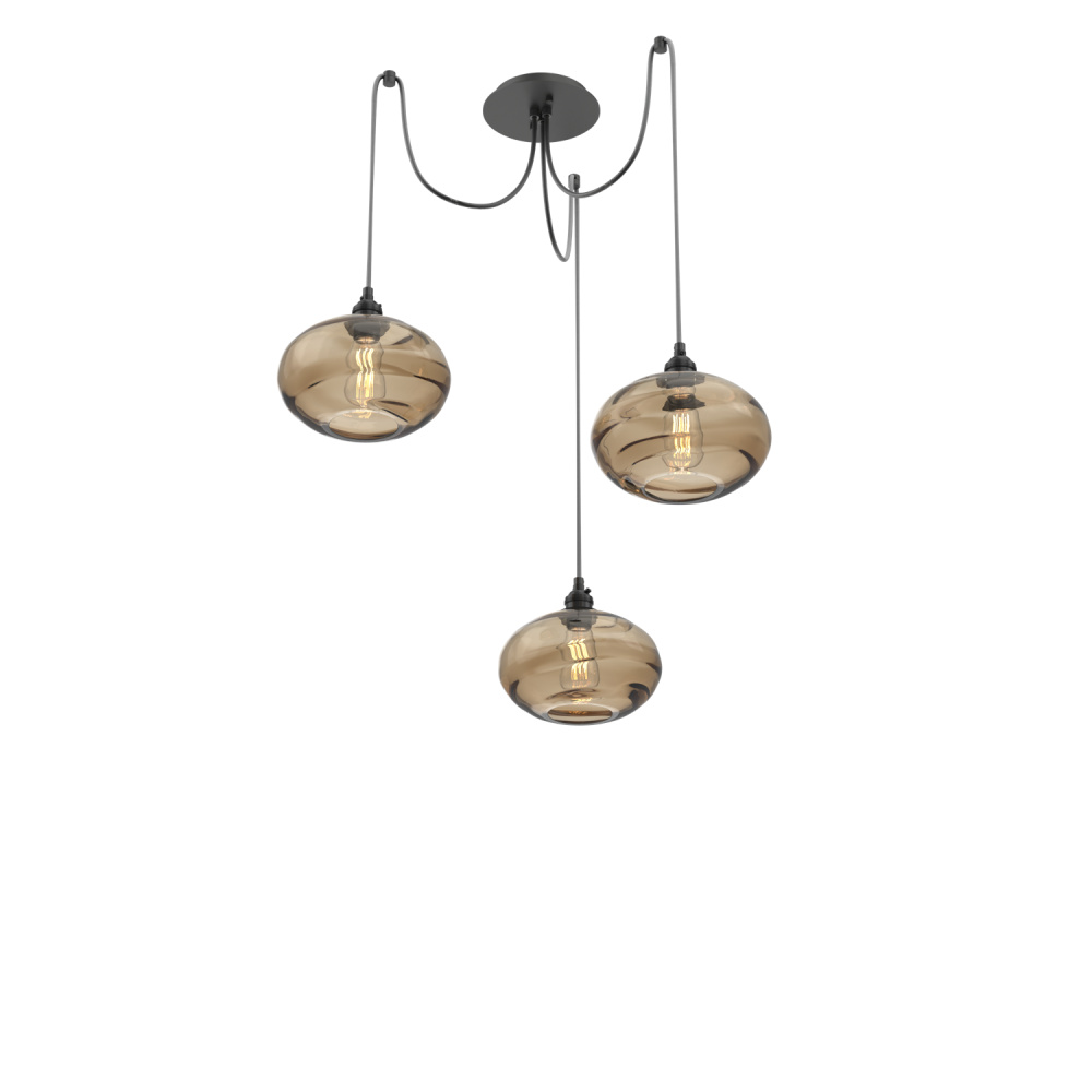 Coppa Round 3pc Swag Multi-Pendant