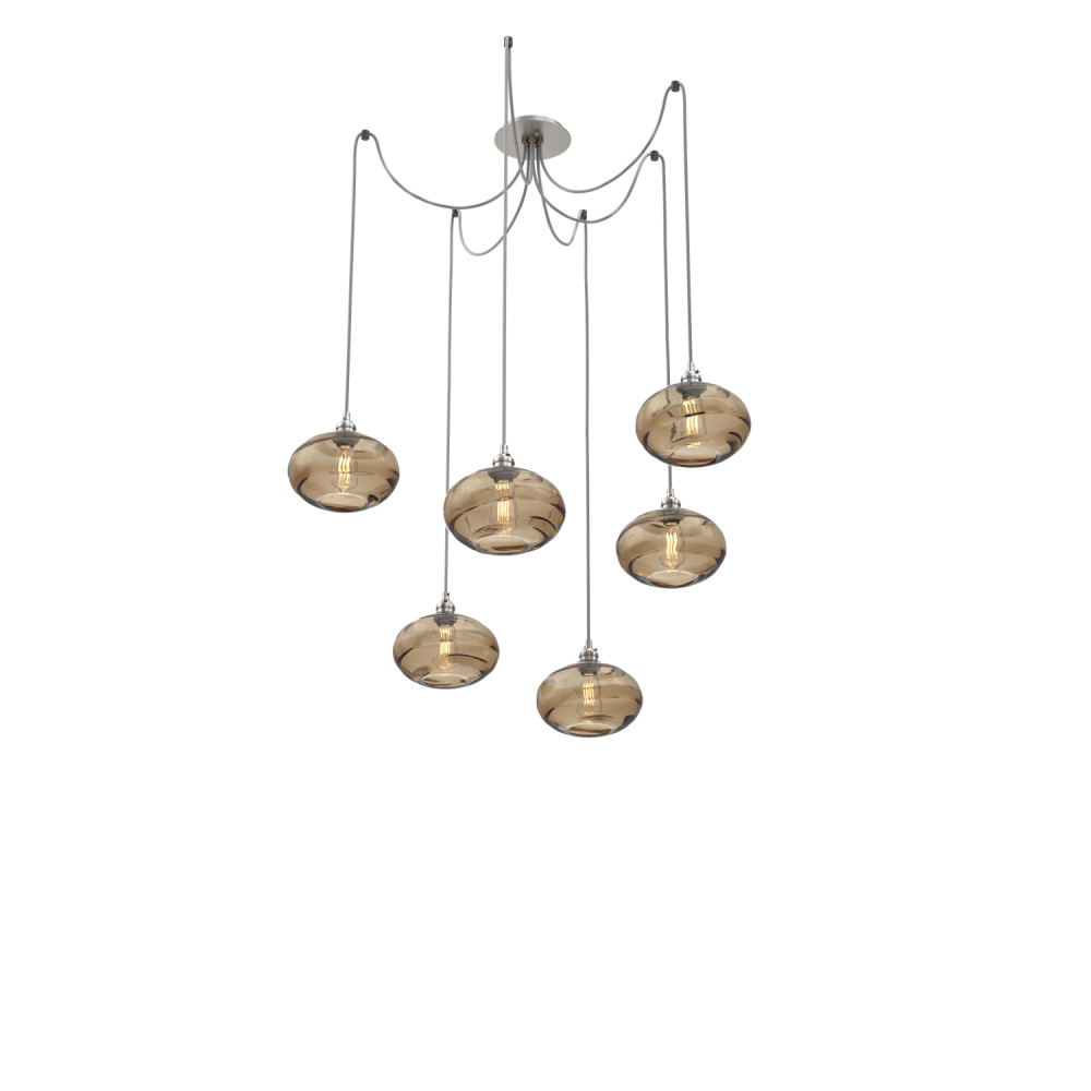 Coppa Round 6pc Swag Multi-Pendant