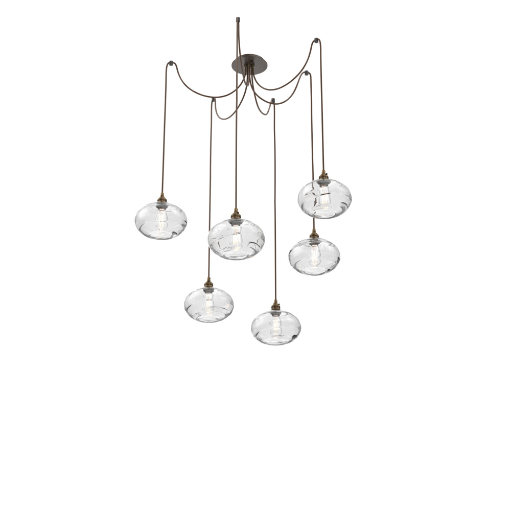 Coppa Round 6pc Swag Multi-Pendant