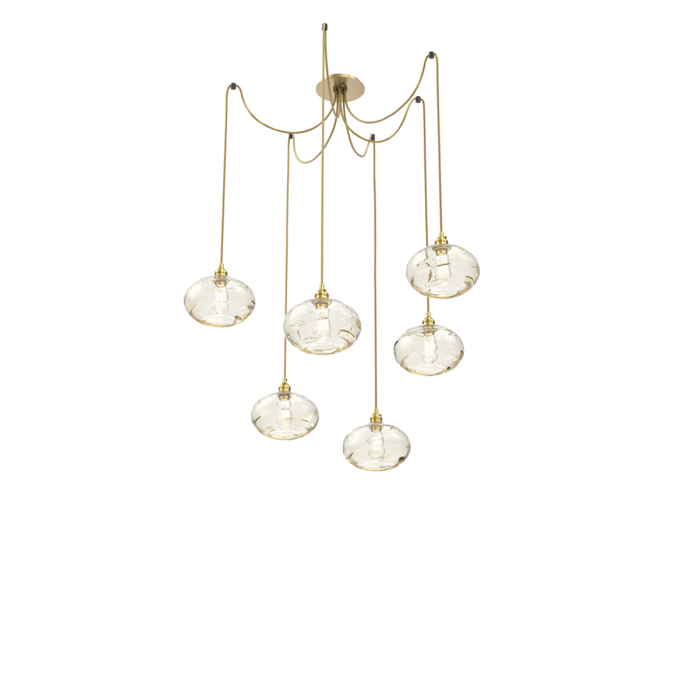 Coppa Round 6pc Swag Multi-Pendant