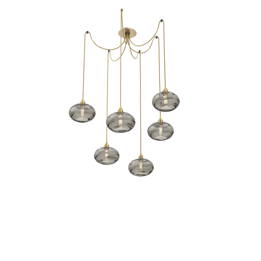 Coppa Round 6pc Swag Multi-Pendant