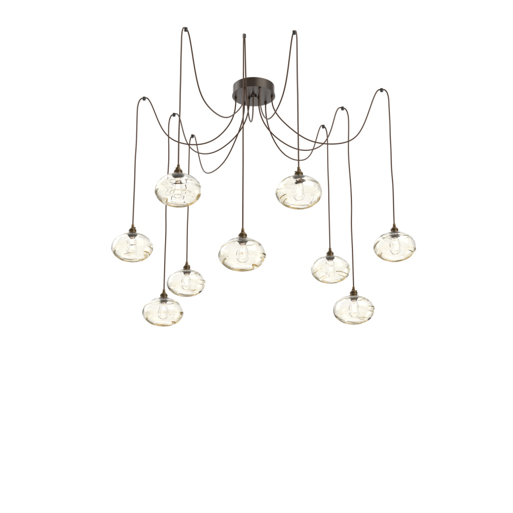 Coppa Round 9pc Swag Multi-Pendant