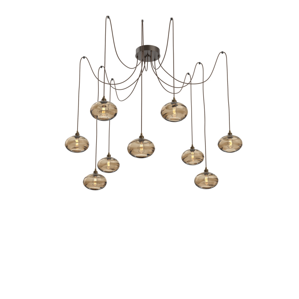 Coppa Round 9pc Swag Multi-Pendant