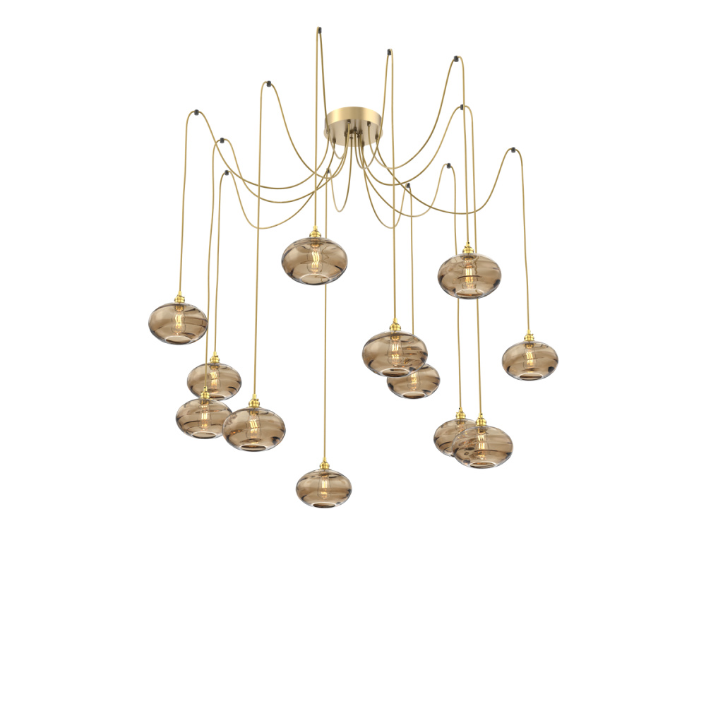 Coppa Round 12pc Swag Multi-Pendant