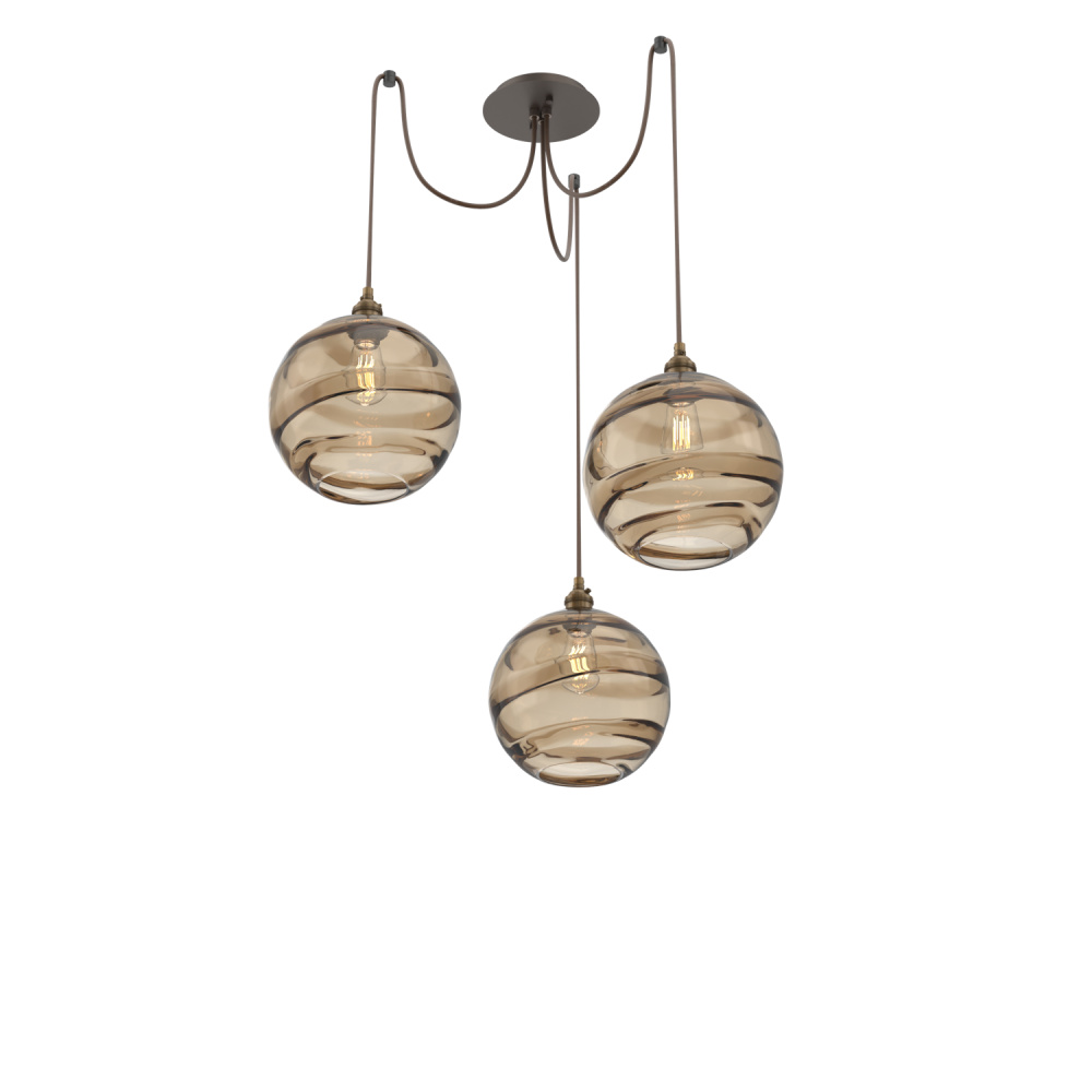 Terra Round 3pc Swag Multi-Pendant