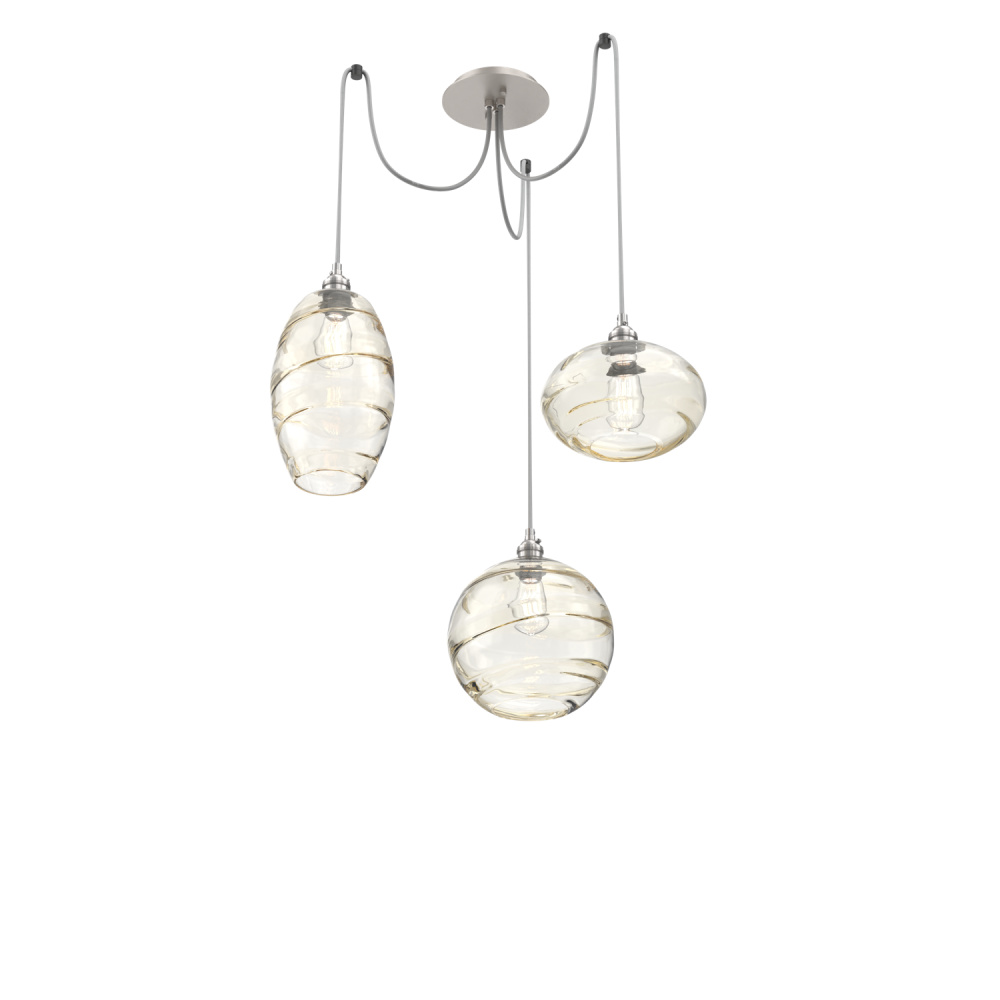 Misto Round 3pc Swag Multi-Pendant