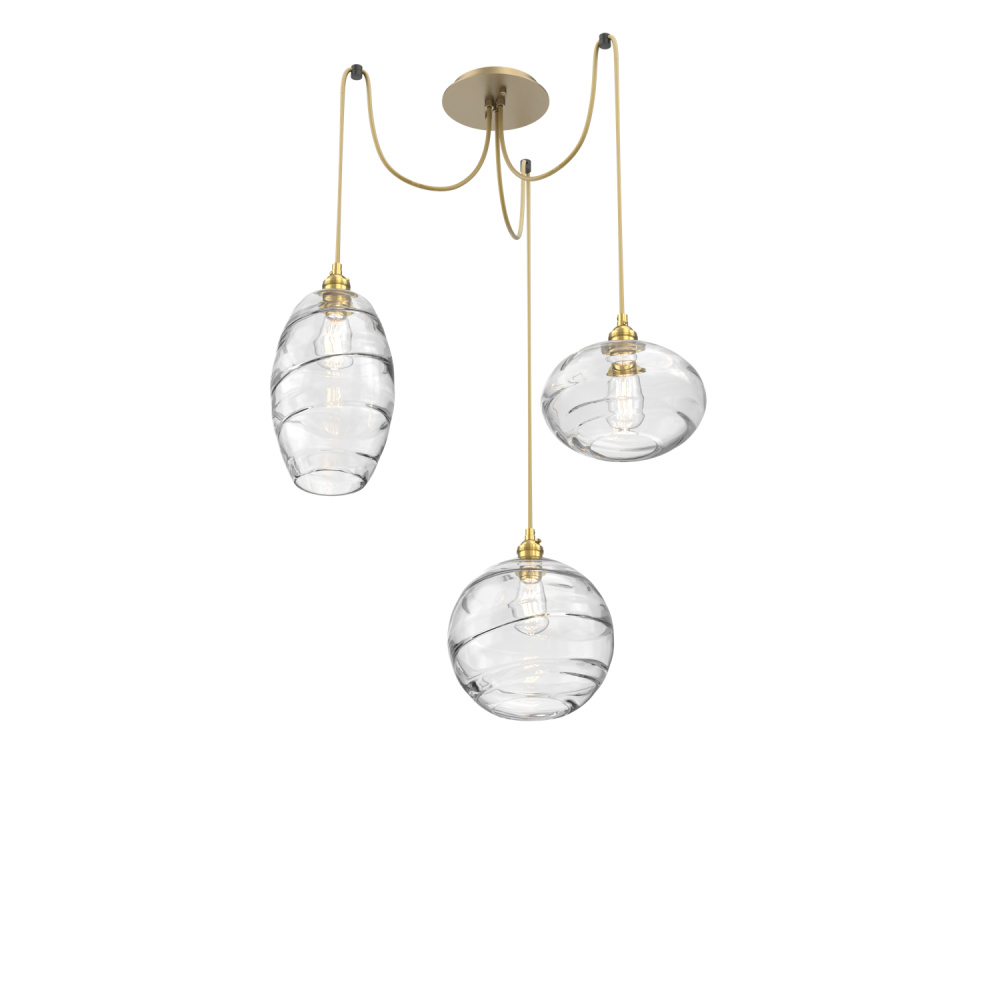 Misto Round 3pc Swag Multi-Pendant