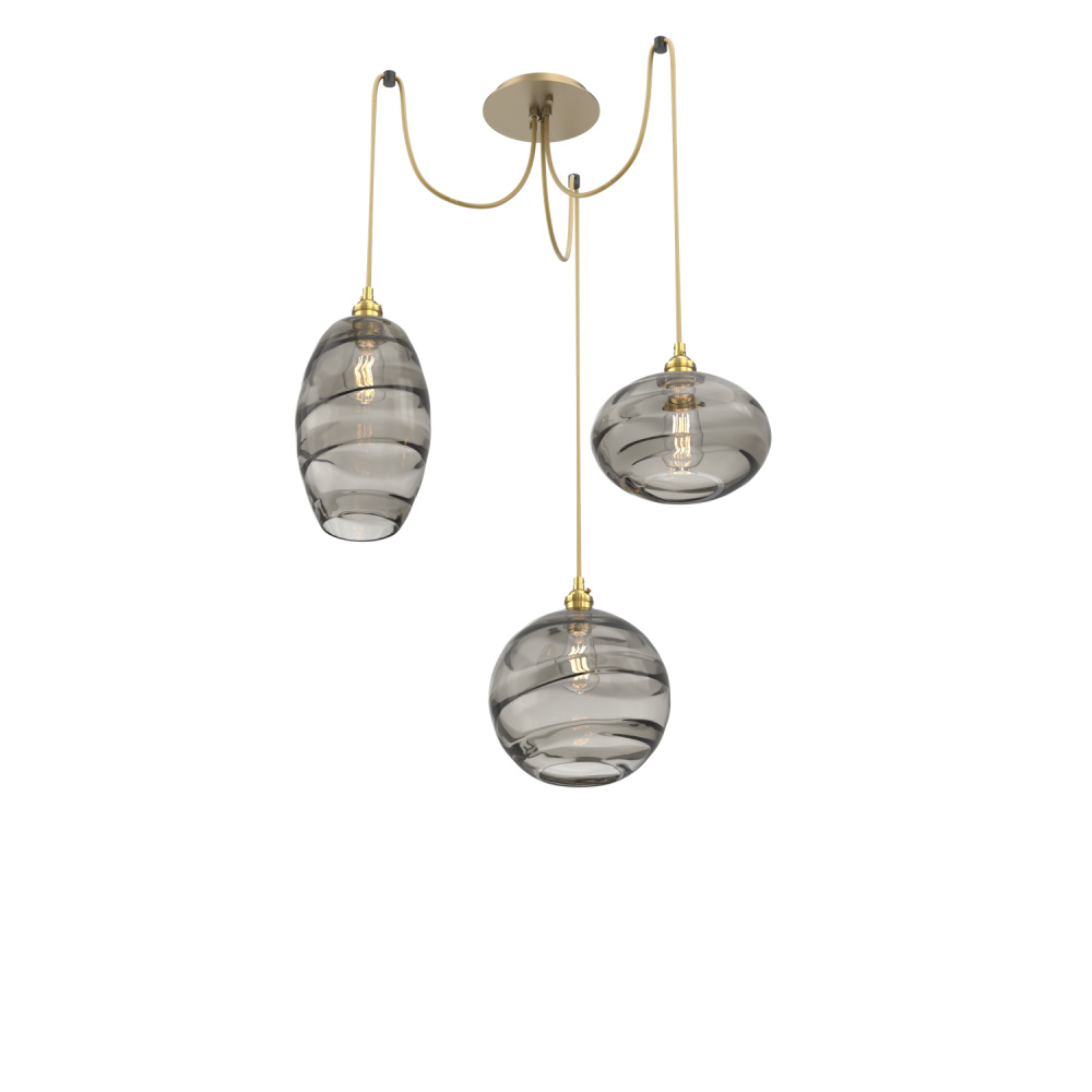 Misto Round 3pc Swag Multi-Pendant