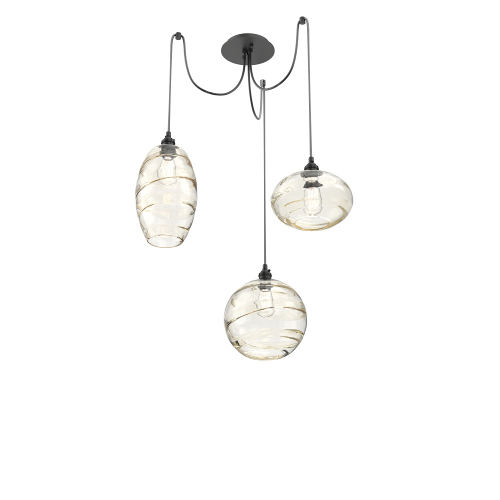 Misto Round 3pc Swag Multi-Pendant