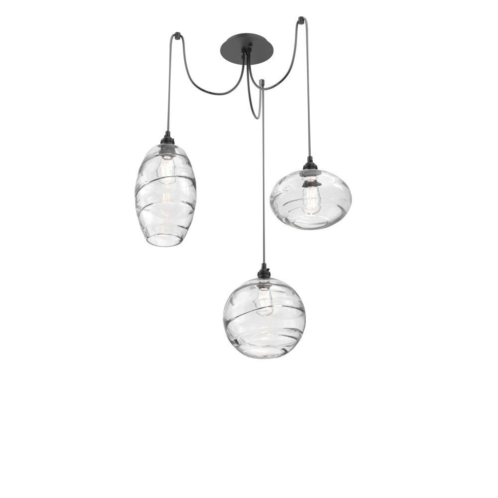 Misto Round 3pc Swag Multi-Pendant