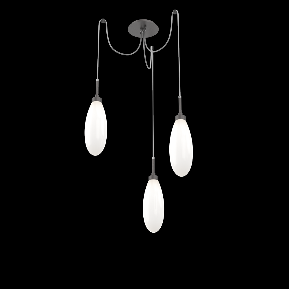 Fiori Round 3pc Swag Multi-Pendant