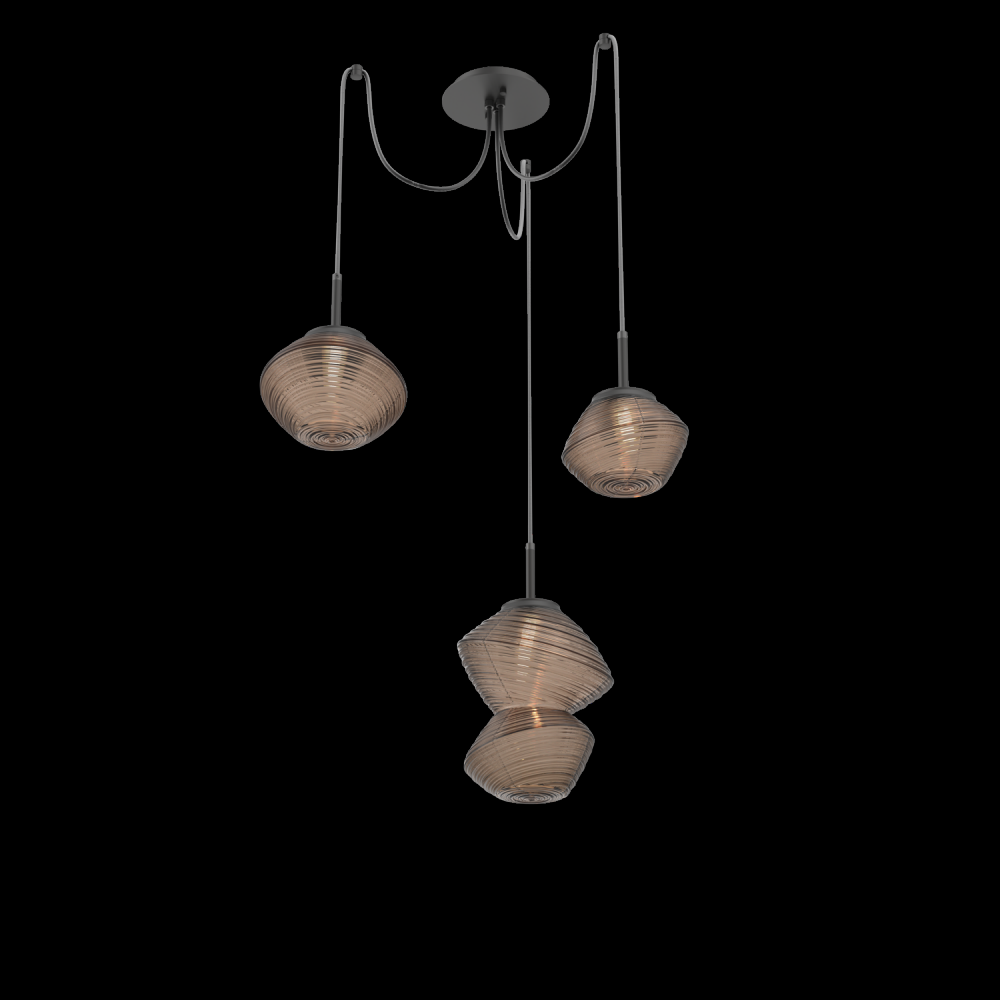 Mesa Round 3pc Swag Multi-Pendant