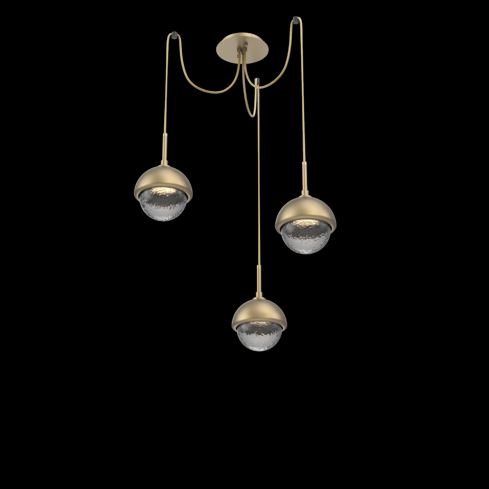 Cabochon Round 3pc Swag Multi-Pendant