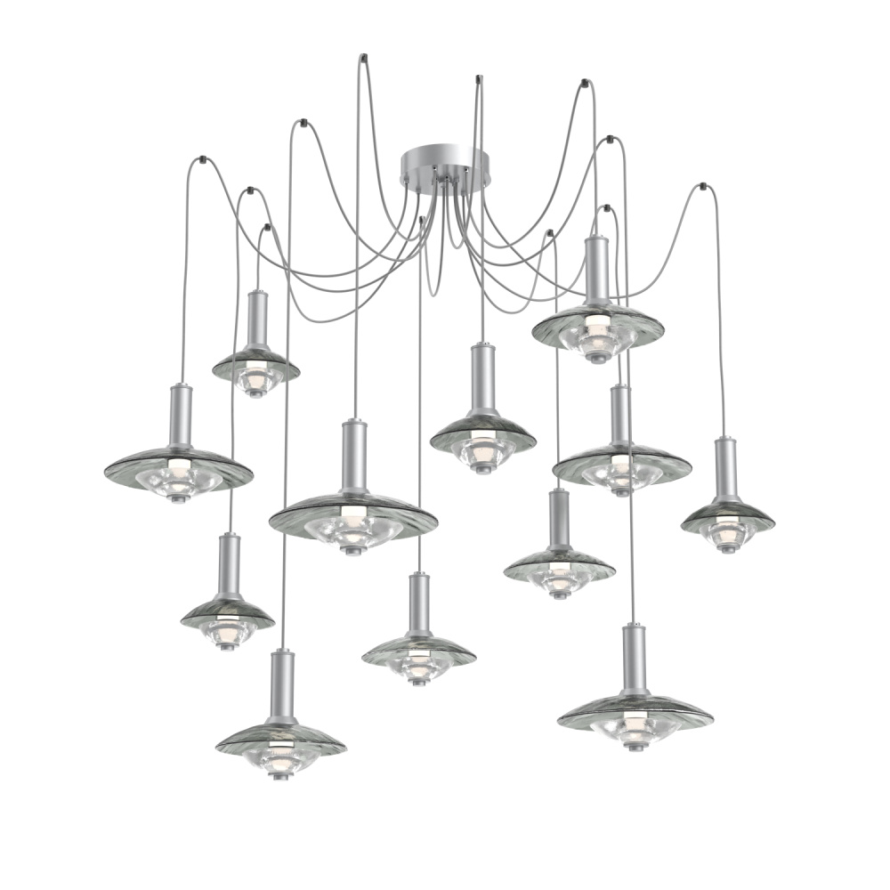 Cirrus Round 12pc Swag Multi-Pendant Chandelier