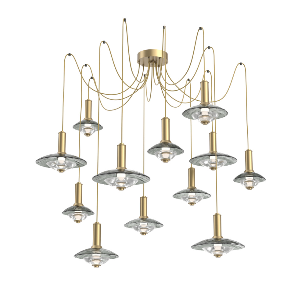 Cirrus Round 12pc Swag Multi-Pendant Chandelier