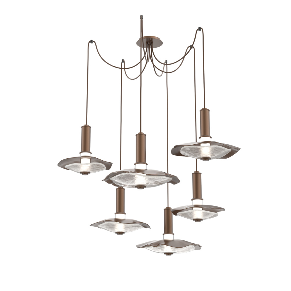 Cumulus Round 6pc Swag Multi-Pendant Chandelier