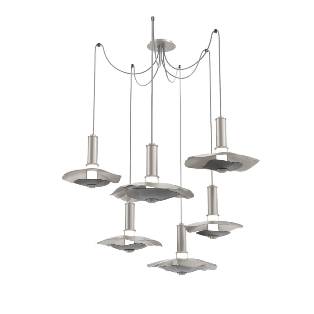 Cumulus Round 6pc Swag Multi-Pendant Chandelier