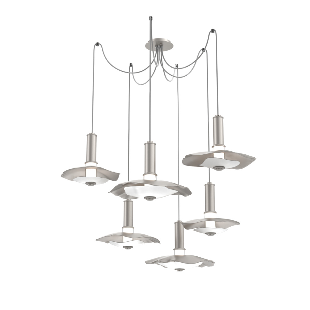 Cumulus Round 6pc Swag Multi-Pendant Chandelier