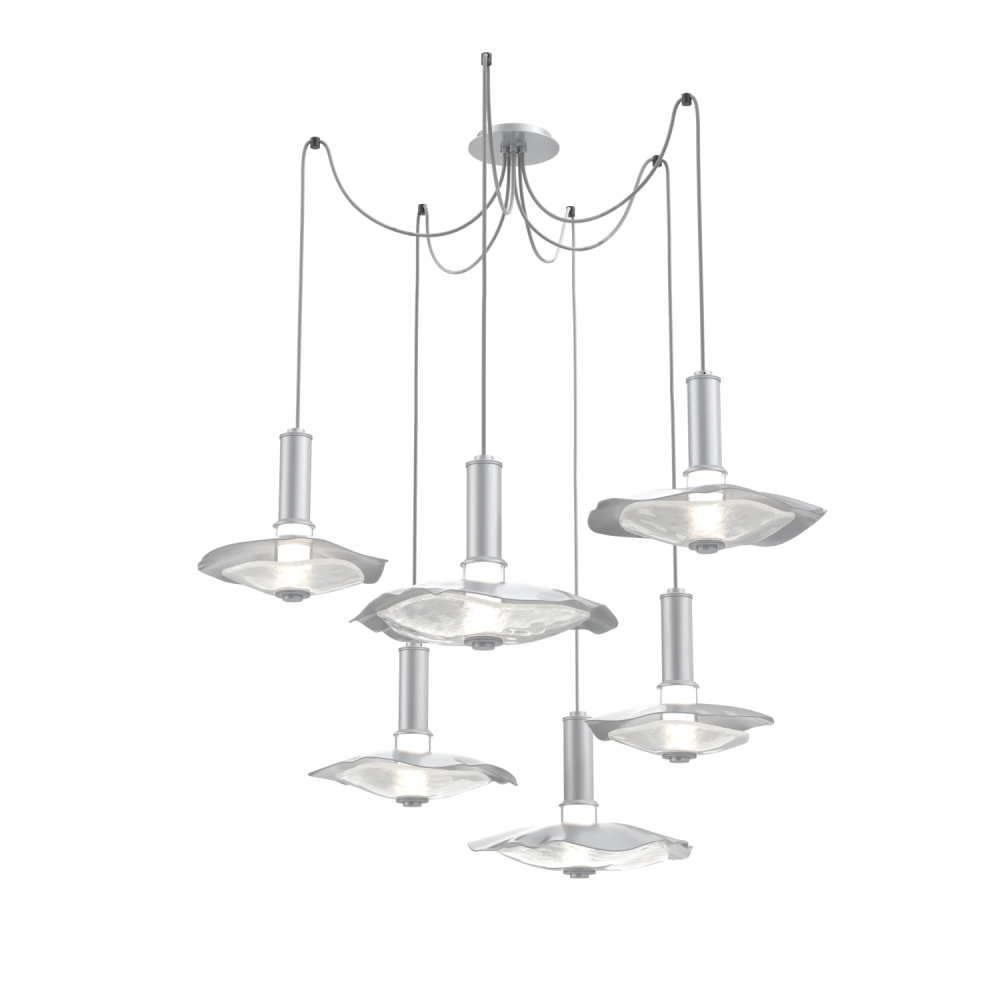 Cumulus Round 6pc Swag Multi-Pendant Chandelier