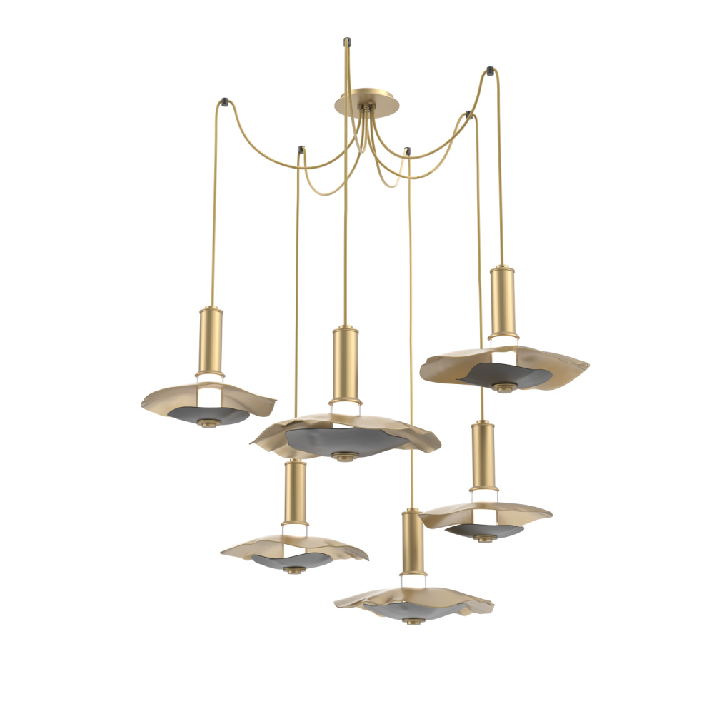 Cumulus Round 6pc Swag Multi-Pendant Chandelier