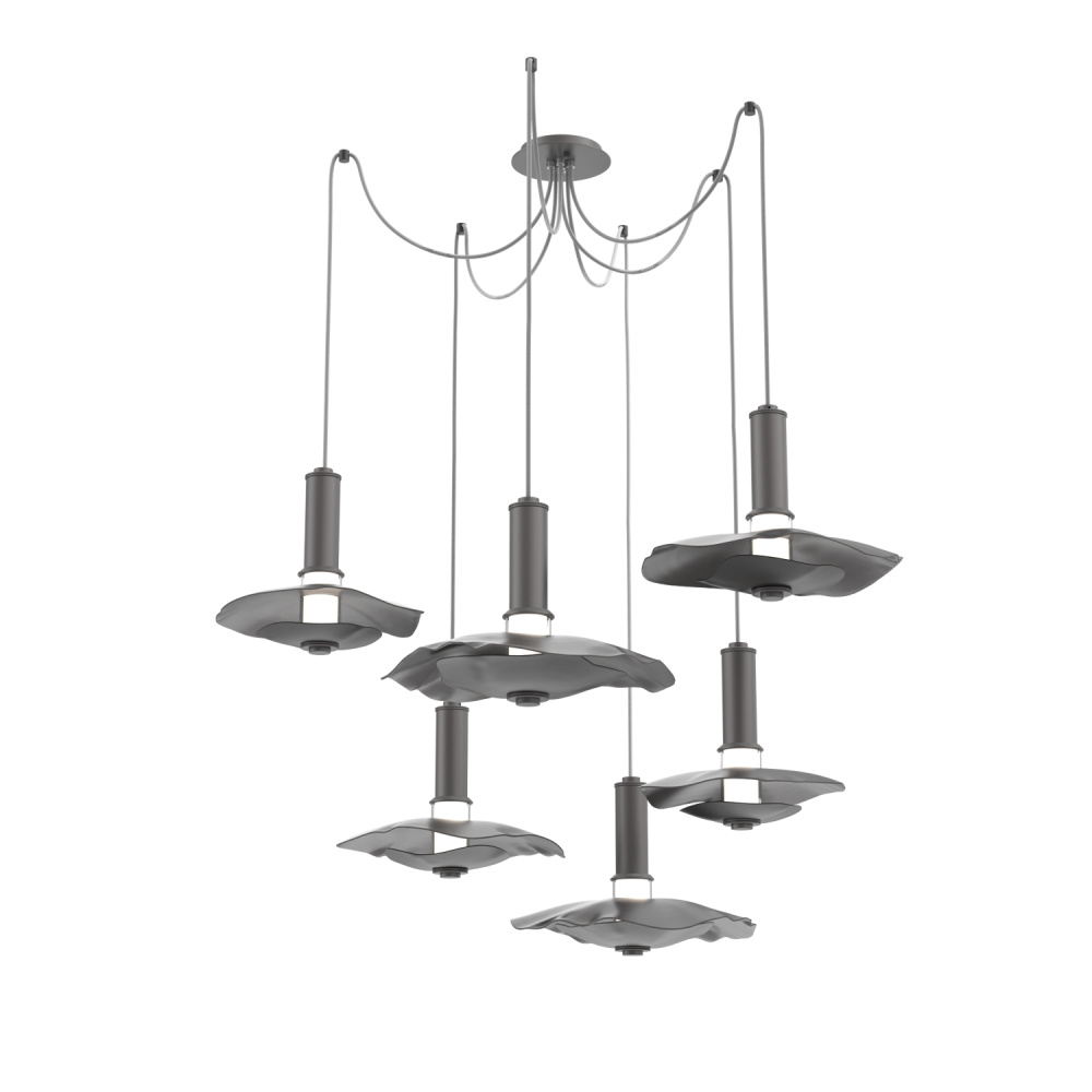 Cumulus Round 6pc Swag Multi-Pendant Chandelier