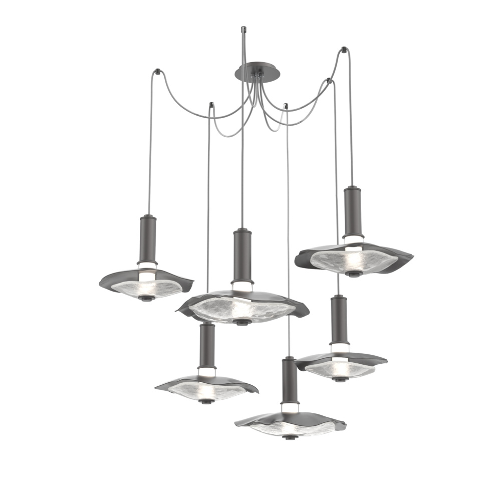 Cumulus Round 6pc Swag Multi-Pendant Chandelier