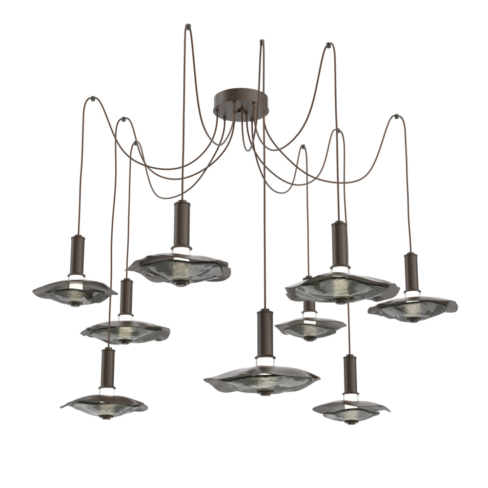 Cumulus Round 9pc Swag Multi-Pendant Chandelier