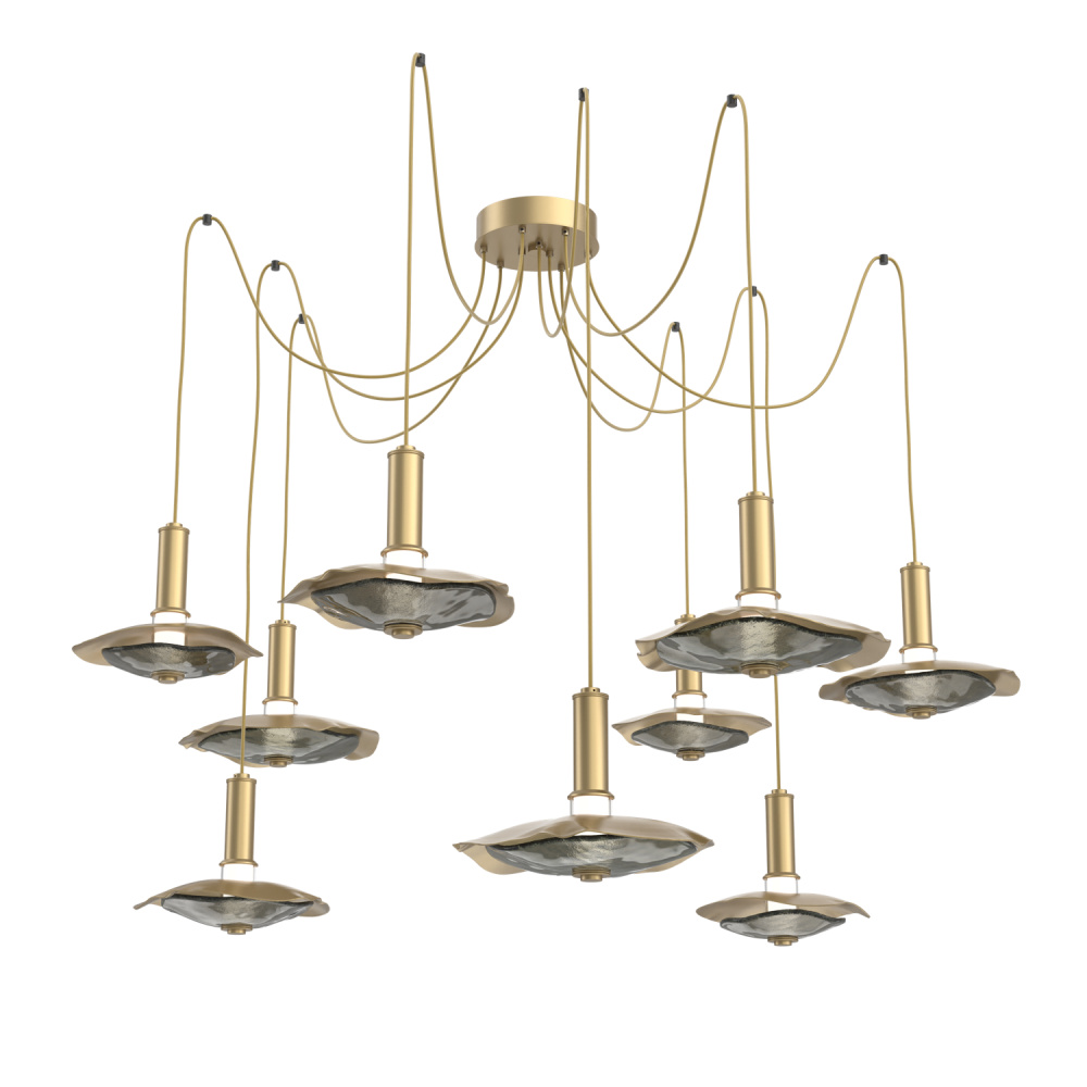 Cumulus Round 9pc Swag Multi-Pendant Chandelier