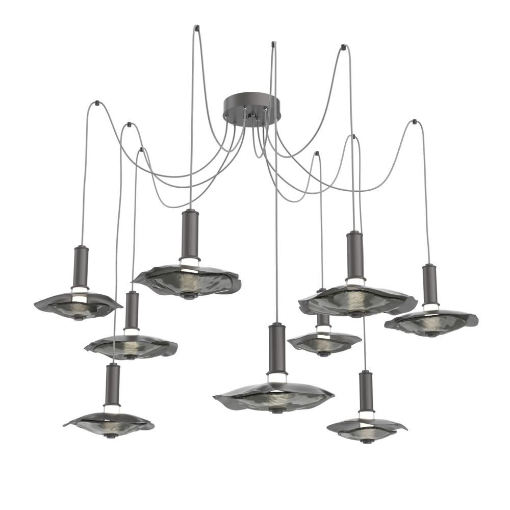 Cumulus Round 9pc Swag Multi-Pendant Chandelier