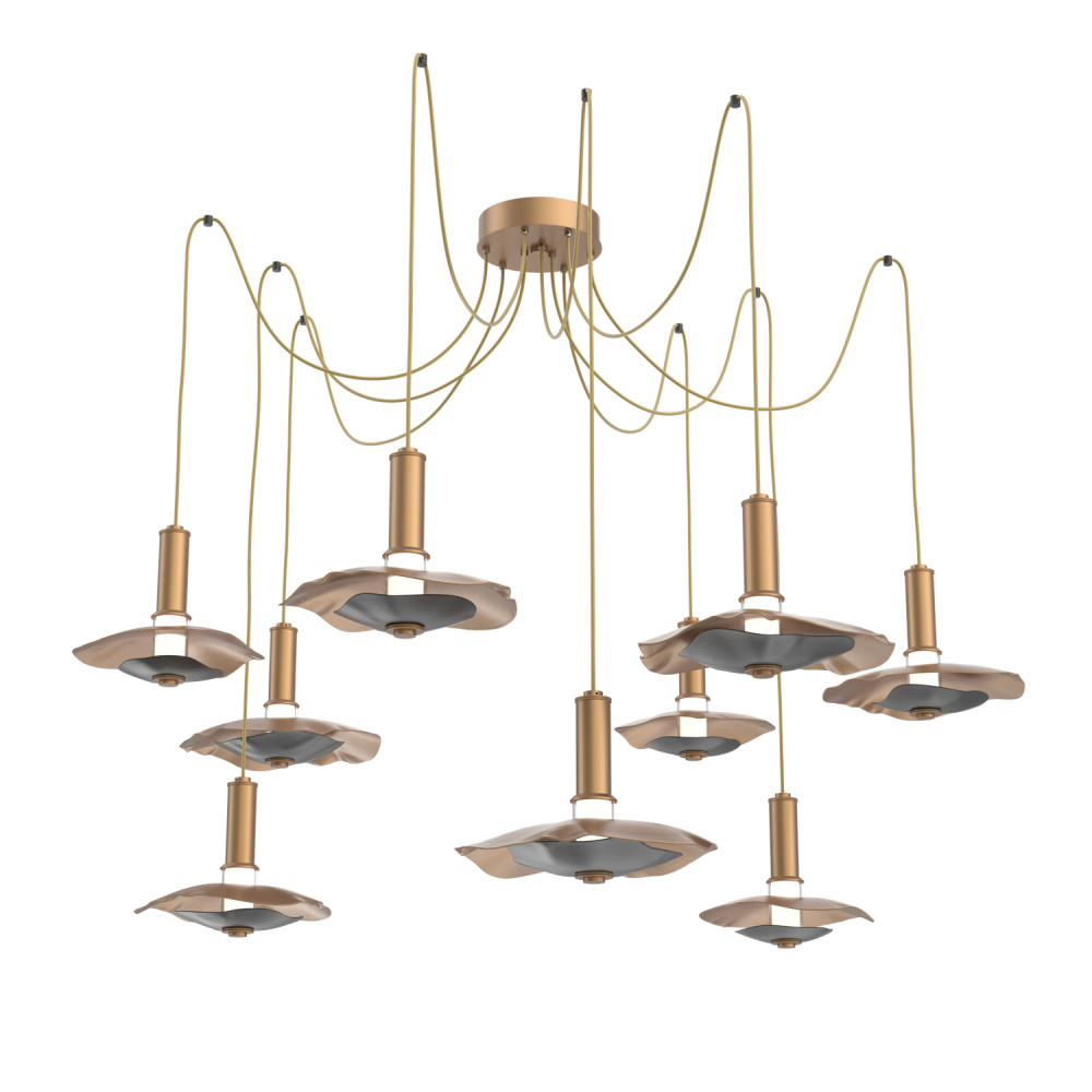 Cumulus Round 9pc Swag Multi-Pendant Chandelier