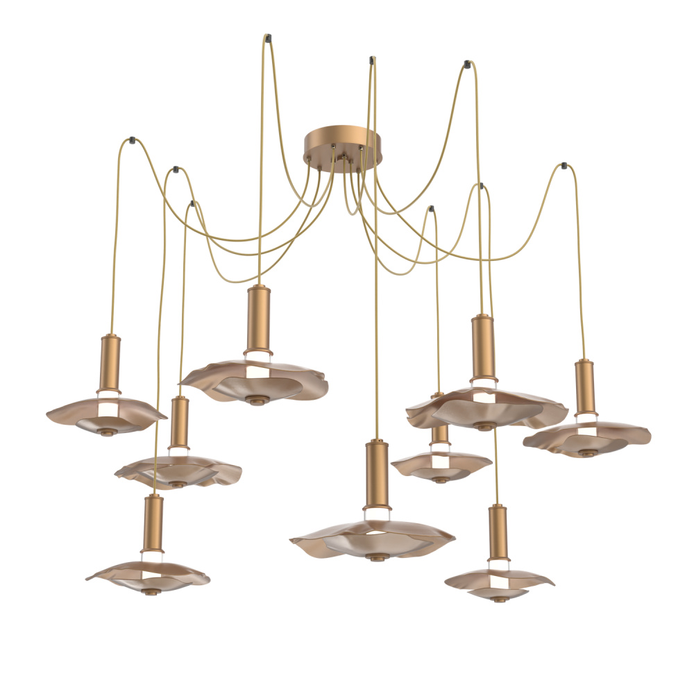 Cumulus Round 9pc Swag Multi-Pendant Chandelier